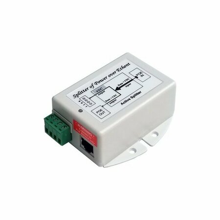 TYCON SYSTEMS GigE Splitter, 802.3at PoE to 24V 30W Out POE-SPLT-4824G-P